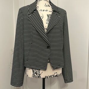 White House Black Market black & white blazer.